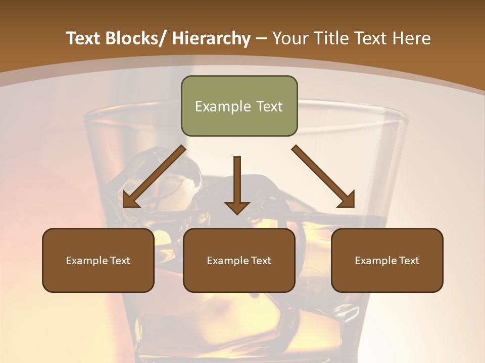 Liquor Drunk Cube PowerPoint Template