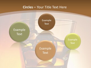 Liquor Drunk Cube PowerPoint Template