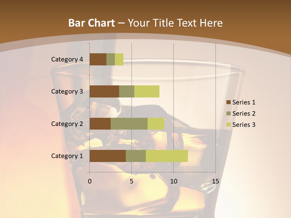 Liquor Drunk Cube PowerPoint Template