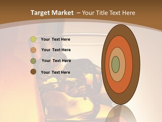 Liquor Drunk Cube PowerPoint Template