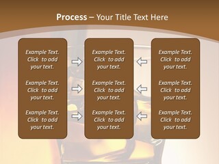 Liquor Drunk Cube PowerPoint Template