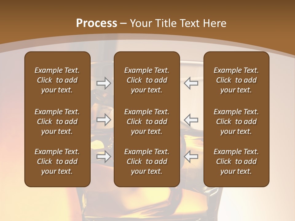 Liquor Drunk Cube PowerPoint Template