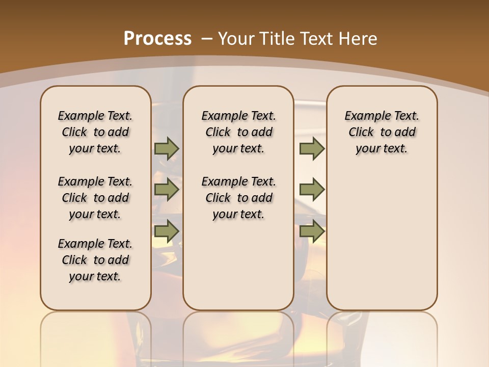 Liquor Drunk Cube PowerPoint Template