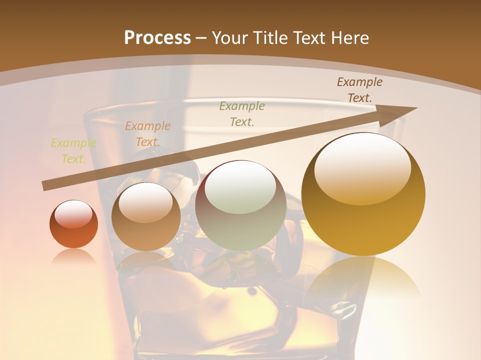 Liquor Drunk Cube PowerPoint Template