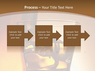 Liquor Drunk Cube PowerPoint Template
