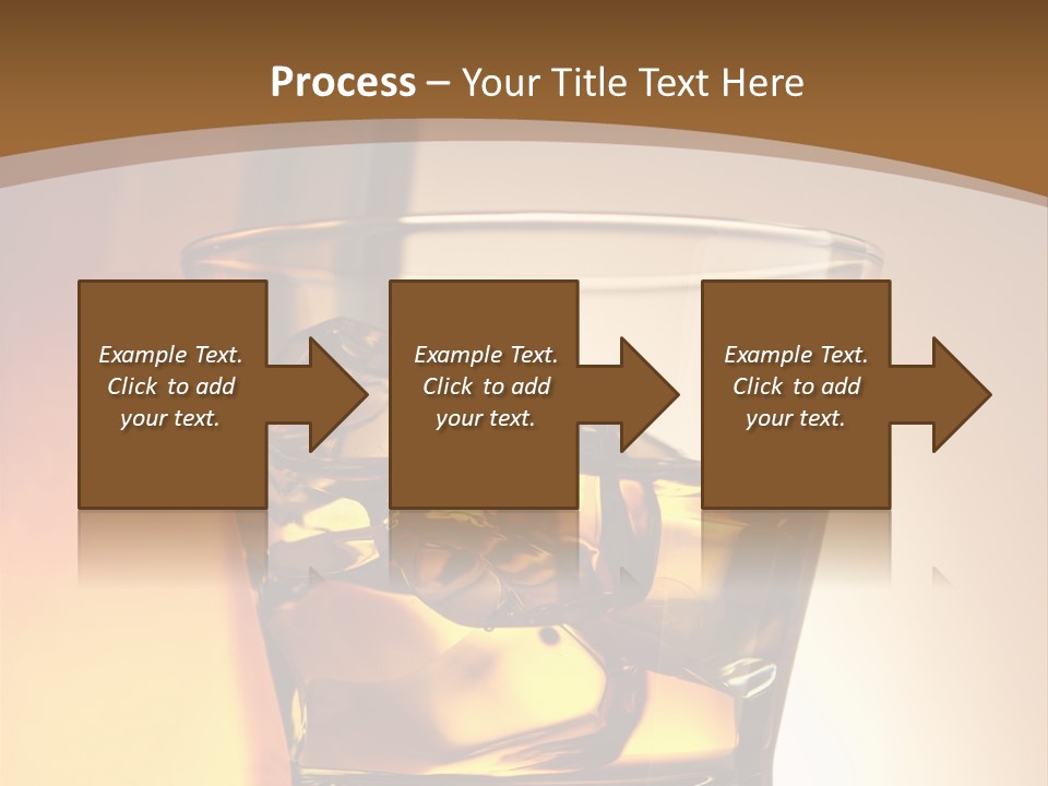 Liquor Drunk Cube PowerPoint Template