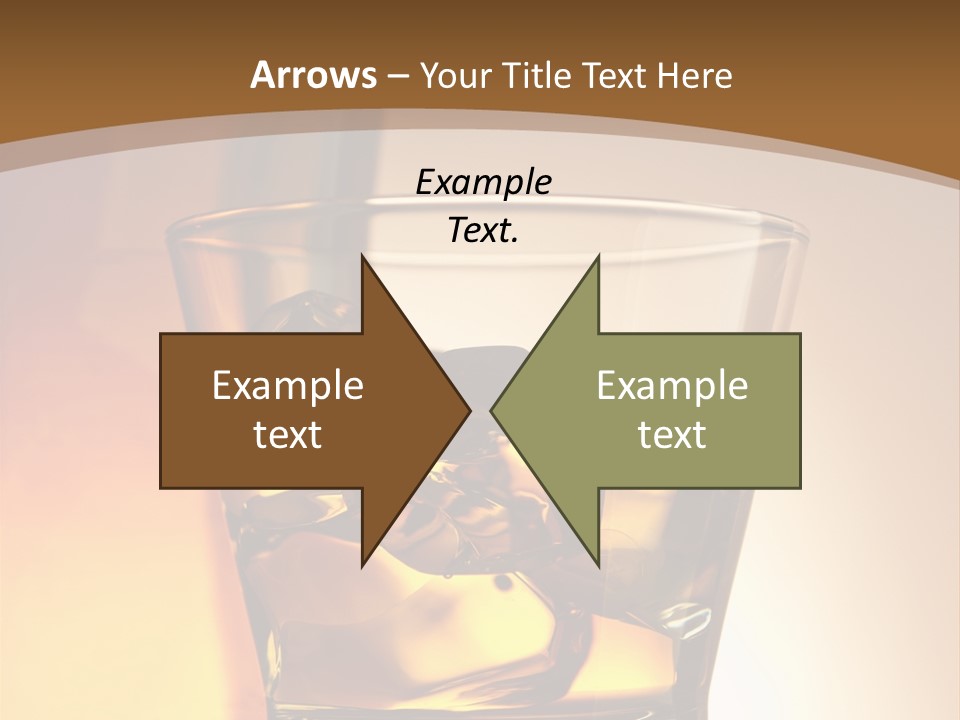 Liquor Drunk Cube PowerPoint Template