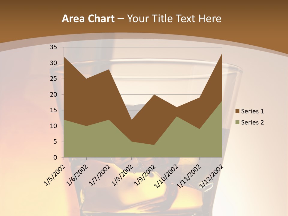 Liquor Drunk Cube PowerPoint Template