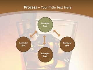 Liquor Drunk Cube PowerPoint Template