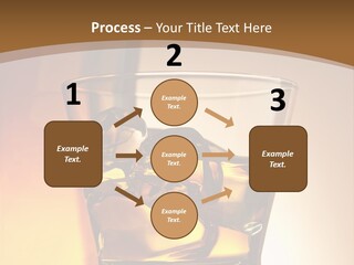 Liquor Drunk Cube PowerPoint Template