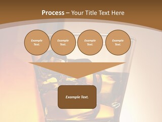 Liquor Drunk Cube PowerPoint Template