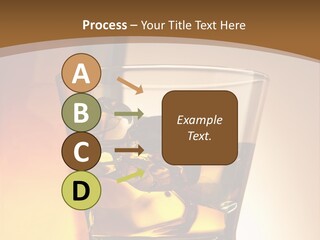 Liquor Drunk Cube PowerPoint Template