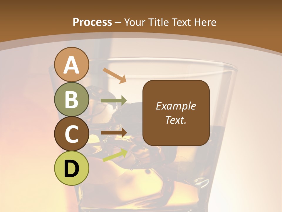 Liquor Drunk Cube PowerPoint Template