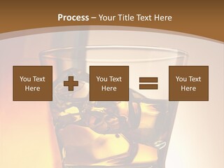 Liquor Drunk Cube PowerPoint Template
