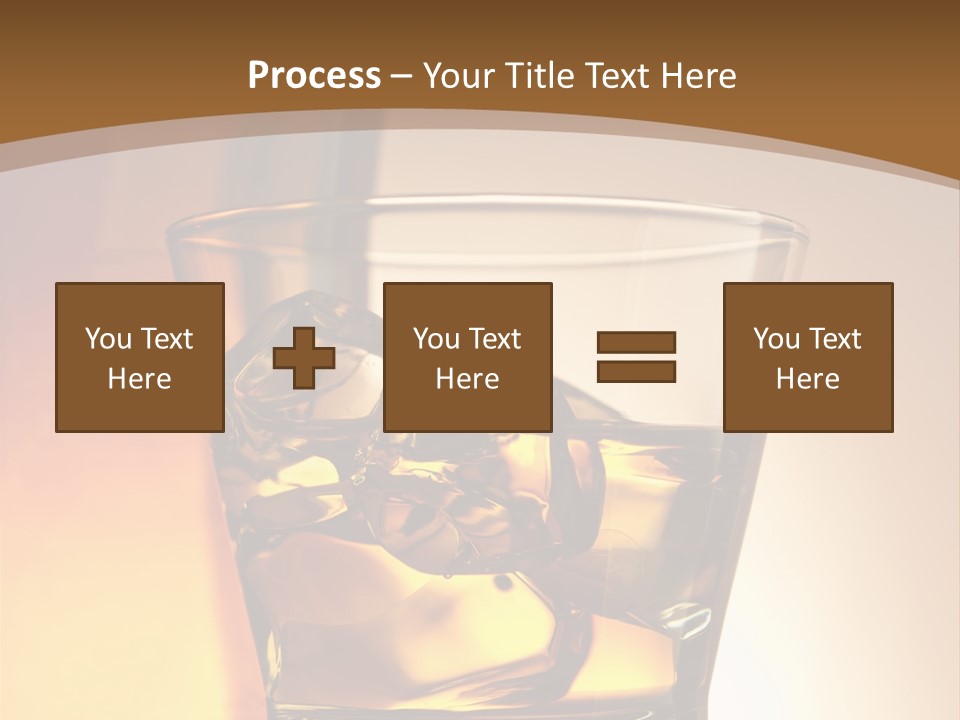 Liquor Drunk Cube PowerPoint Template