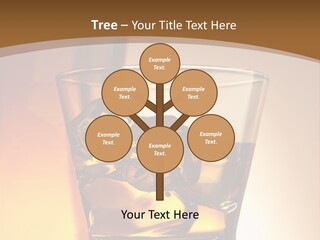 Liquor Drunk Cube PowerPoint Template