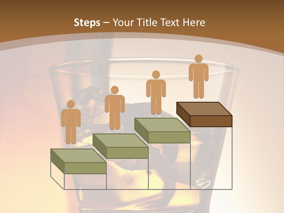 Liquor Drunk Cube PowerPoint Template