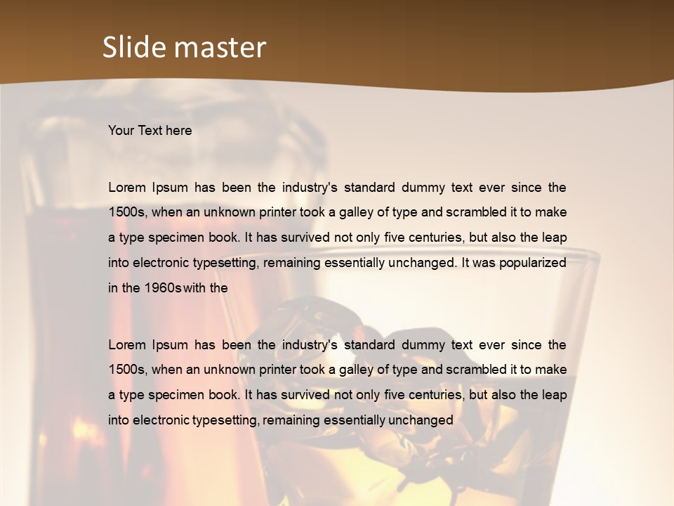 Blended Brown Relax PowerPoint Template