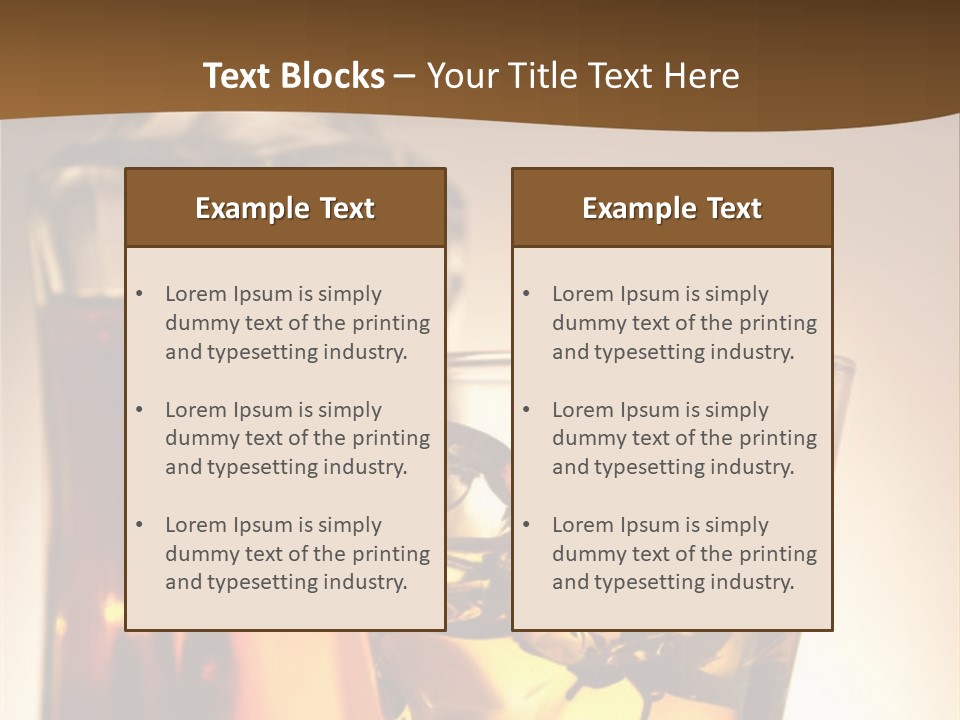 Blended Brown Relax PowerPoint Template