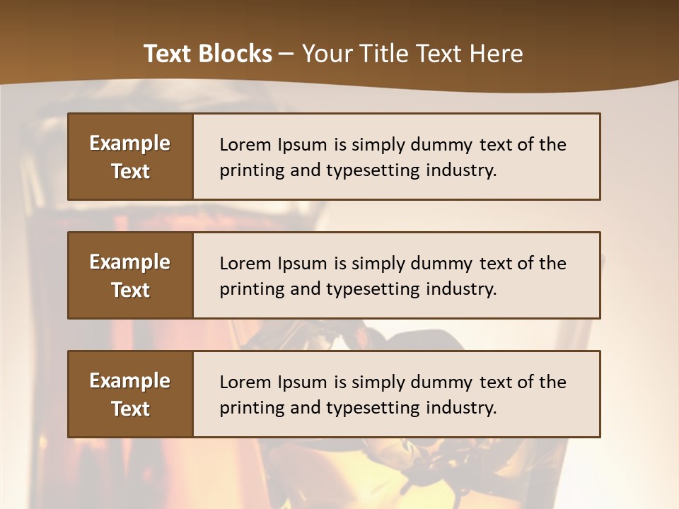 Blended Brown Relax PowerPoint Template