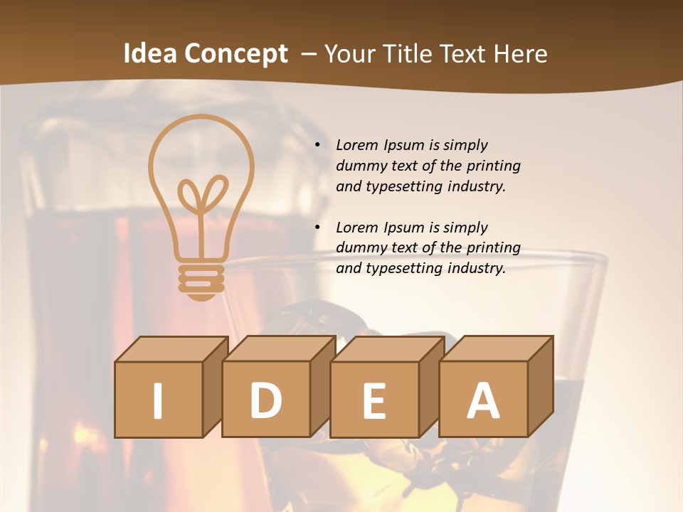 Blended Brown Relax PowerPoint Template