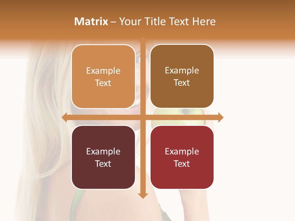 Vitamins People Beautiful PowerPoint Template