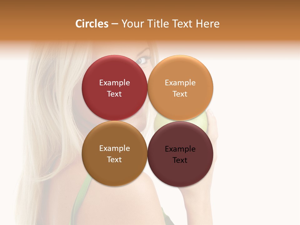 Vitamins People Beautiful PowerPoint Template