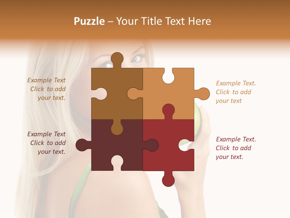 Vitamins People Beautiful PowerPoint Template