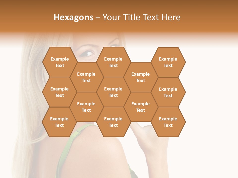 Vitamins People Beautiful PowerPoint Template