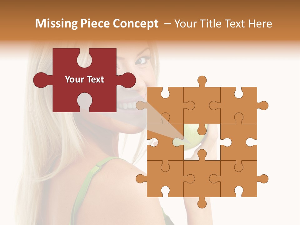 Vitamins People Beautiful PowerPoint Template