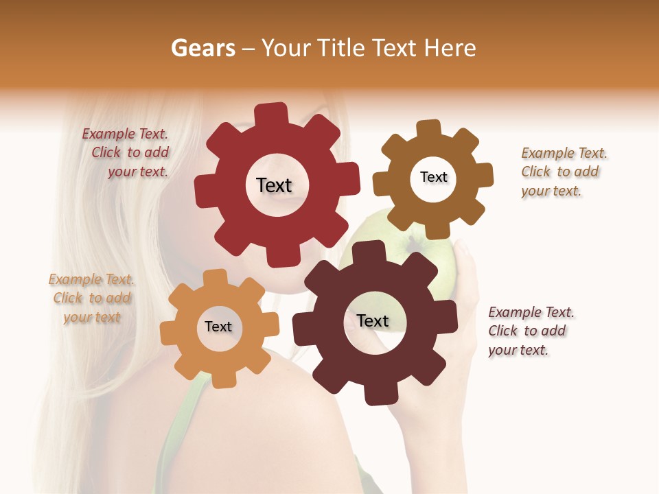 Vitamins People Beautiful PowerPoint Template