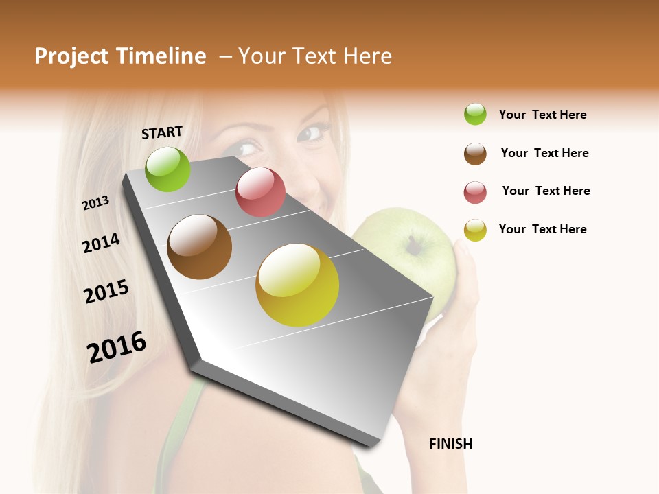 Vitamins People Beautiful PowerPoint Template