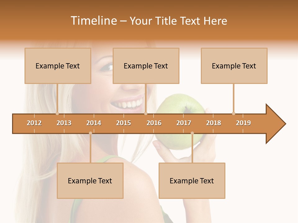 Vitamins People Beautiful PowerPoint Template