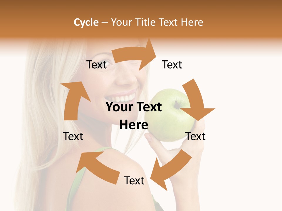 Vitamins People Beautiful PowerPoint Template