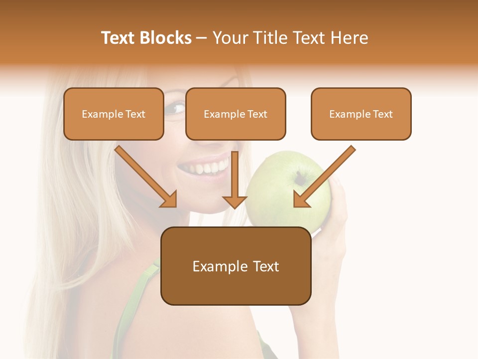 Vitamins People Beautiful PowerPoint Template