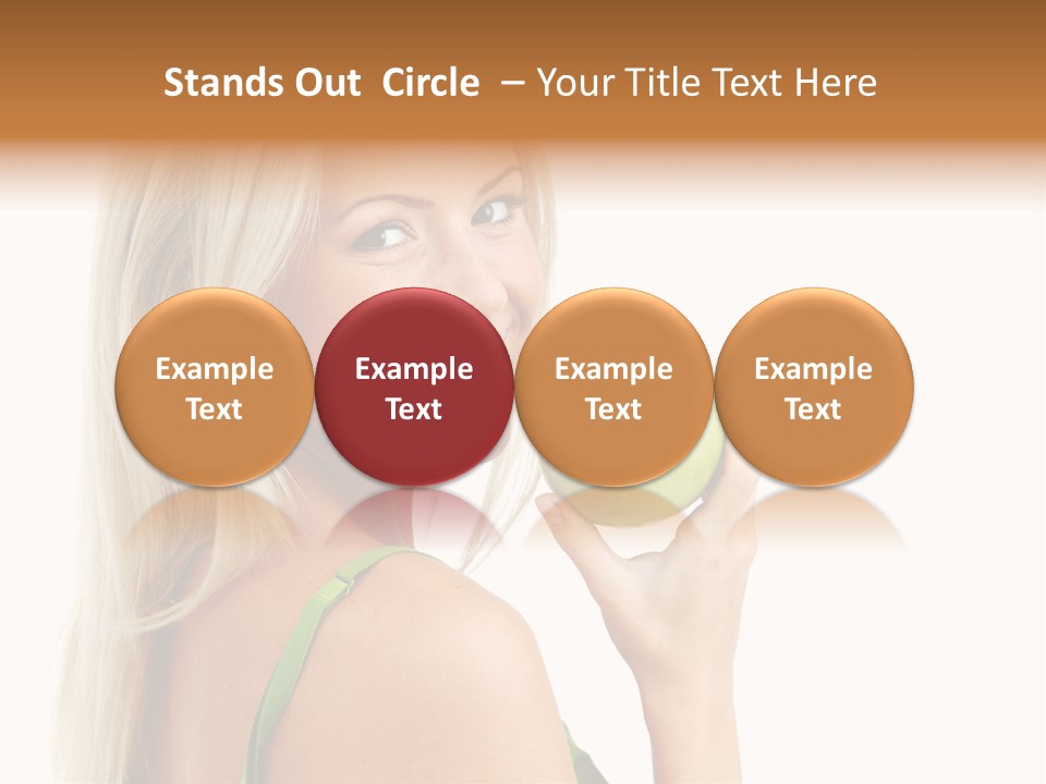 Vitamins People Beautiful PowerPoint Template