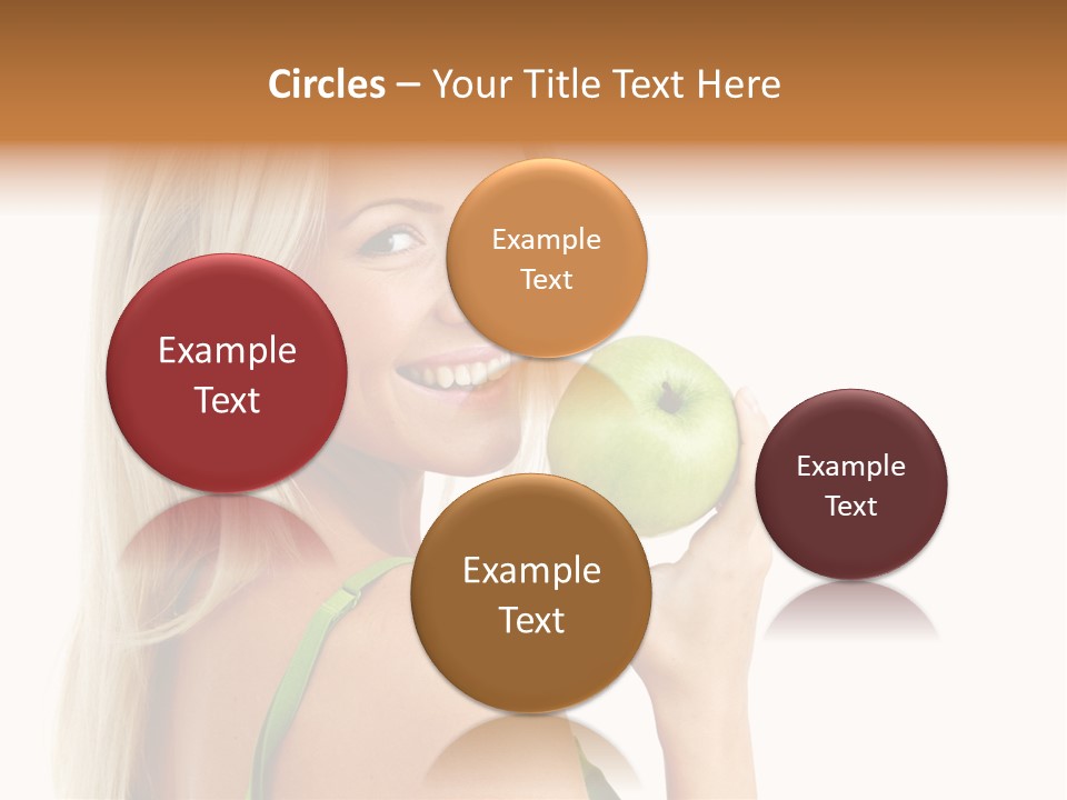 Vitamins People Beautiful PowerPoint Template
