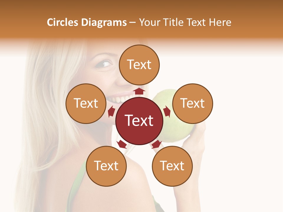 Vitamins People Beautiful PowerPoint Template