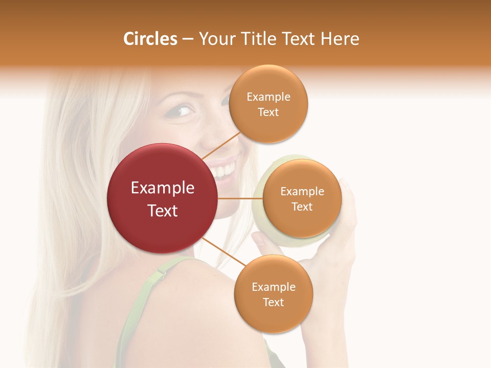 Vitamins People Beautiful PowerPoint Template