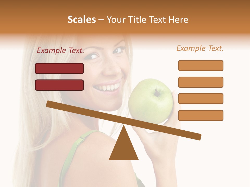 Vitamins People Beautiful PowerPoint Template