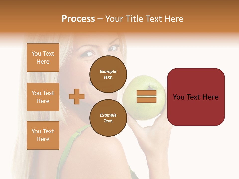 Vitamins People Beautiful PowerPoint Template