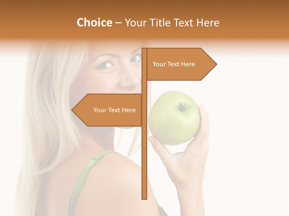 Vitamins People Beautiful PowerPoint Template