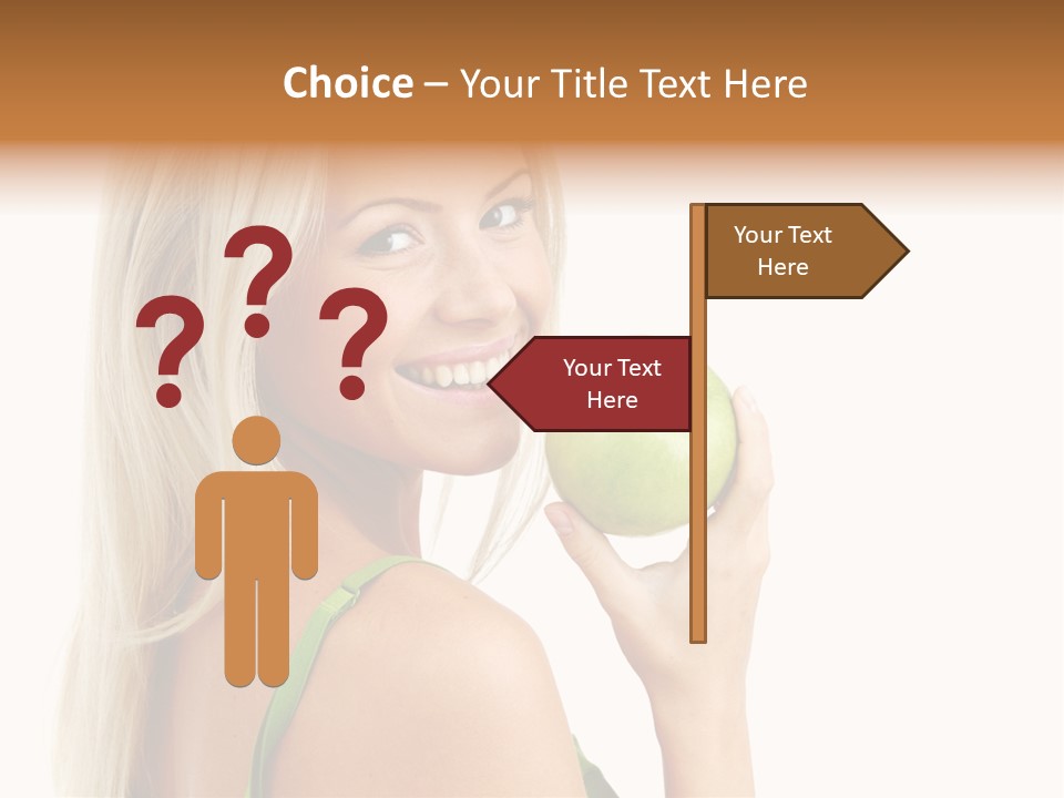 Vitamins People Beautiful PowerPoint Template