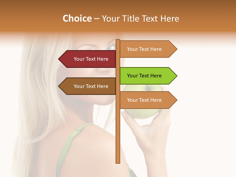 Vitamins People Beautiful PowerPoint Template