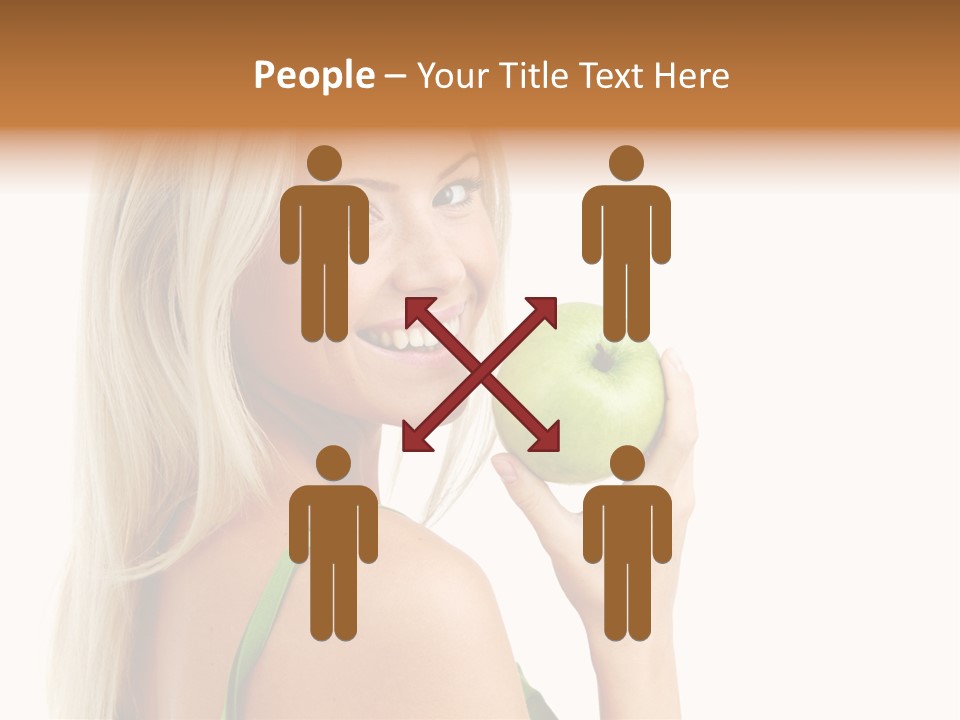 Vitamins People Beautiful PowerPoint Template