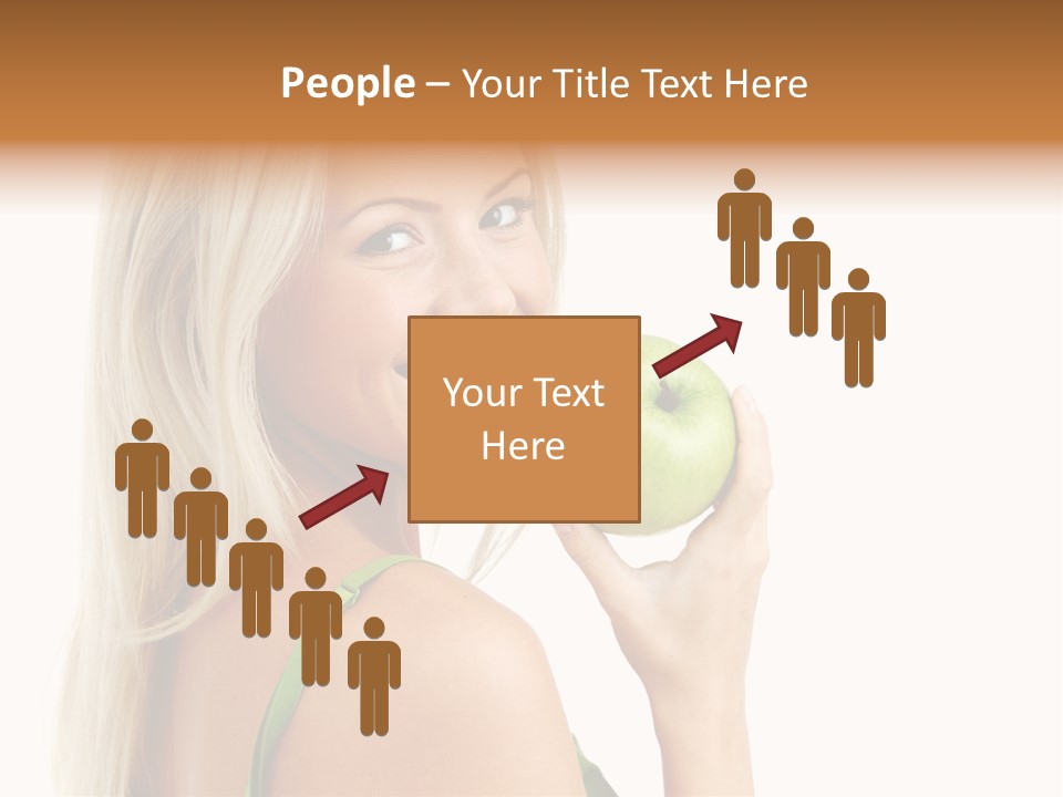 Vitamins People Beautiful PowerPoint Template
