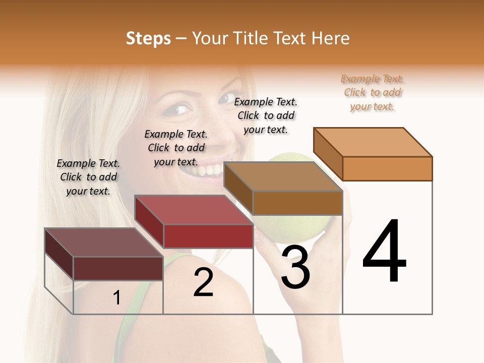 Vitamins People Beautiful PowerPoint Template