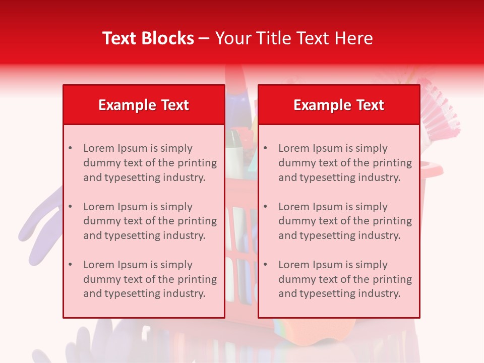 Cleaning Sponge Object PowerPoint Template
