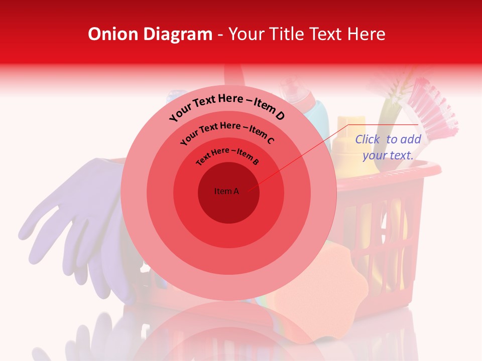 Cleaning Sponge Object PowerPoint Template