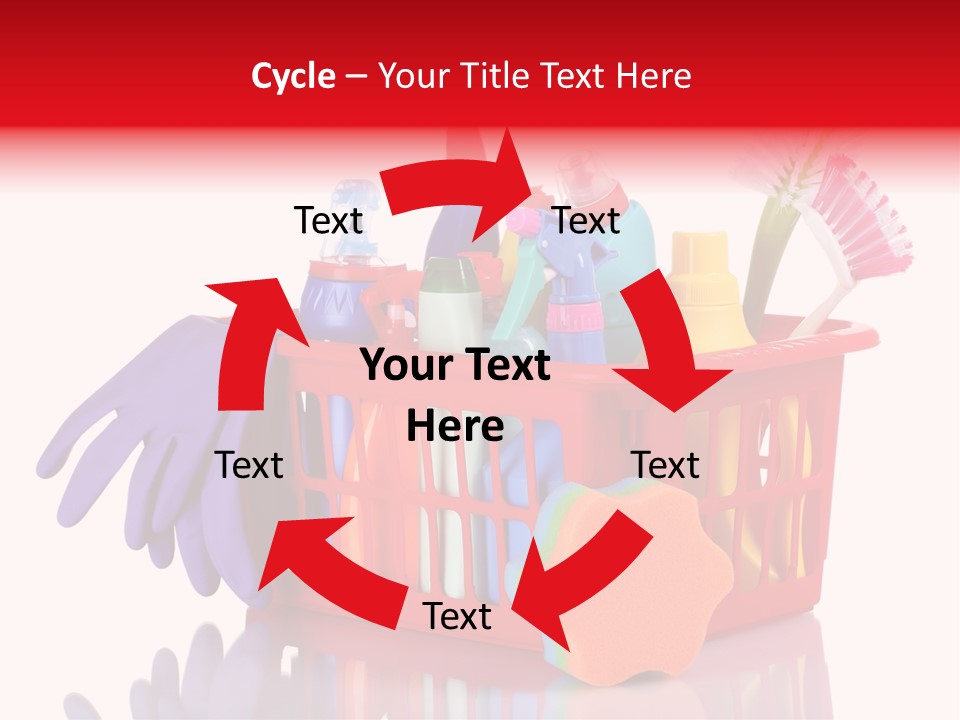 Cleaning Sponge Object PowerPoint Template